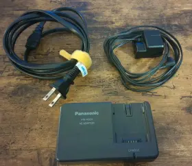 Vx-ad20pp Panasonic Ac Adapter Battery Charger With Cables Has Power