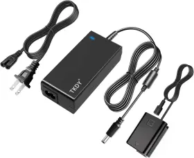 Np-fw50 Partstec 313057189193 Tkdy Ac-pw20 Power Adapter Dummy Battery For Sony Zv-e10