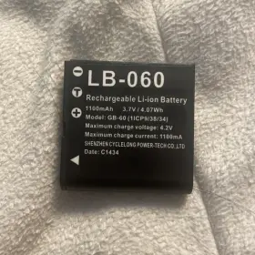 Lb-060 Pentax Lithium-ion Battery Charger For Digital Slr Cameras