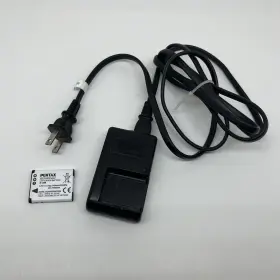D-li88 Pentax Mh23 Battery Charger Model D-bc88 Optio Included