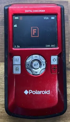 Dvf-130rc Polaroid Red Usb Digital Camcorder With 2.0-inch Lcd Display Tested #2