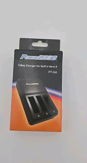 Chdhx-401 Power2000 Pt-g4 Ahdbt401 3-bay Charger For Gopro Hero4 Hero 4 Chdhy401 Chdbx401