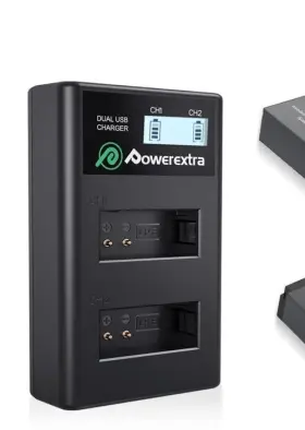 Db-lpe12 Powerextra Charger Canon Lp-e12 Sx70 Rebel Sl1 M M2 M10 M50 M100 M200 Mark New