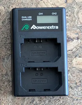 Ds-fz100 Powerextra Battery Charger For Sony Camera Batteries