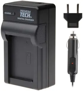 Bp508 Premium Tech Fba Pt-22 Ac/dc Rapid 8.4 Volt Battery Charger For Canon