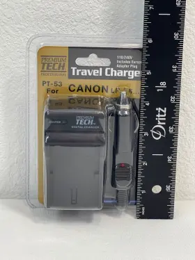 Pt-53 Premium Tech Pt53 Lp-e6 Battery Charger For Canon #2
