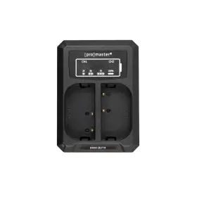 Dmw-blk22 Promaster 029144045951 Dually Charger - Usb For Panasonic Dmw-blf19 And #4595