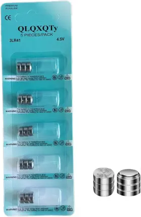 3lr41 Qlqxqty 5-pack 3lr41/ 3ag3 / 3x392 Replacement Batteries 4.5v For All Bore Sight