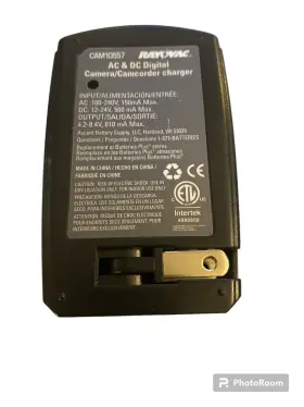 Cam10557 Rayovac 10557 Digital Video Charger