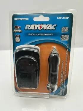 Cam10683 Rayovac Digital/video Charger 100-240v New