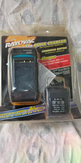 Rv-5500u Rayovac Rv-5500 Lithium Ion Quick Charger For Camcorder Batteries Universal