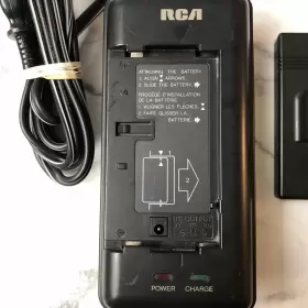 Cps80 Rca Adapter Camcorder Video Charger Input Ac100-240v With Battery Ac #2
