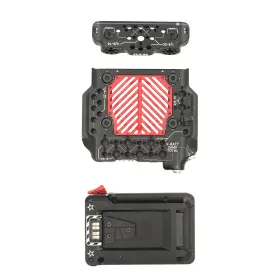 790-0697 Red Digital Cinema Tactical Top Plate With Gold Mount Battery Adapter For V-raptor Camera