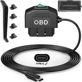 Redsia 739804198834 Dash Cam Hardwire Kit Obd Type C Camera Usb Wi... Fast Ship
