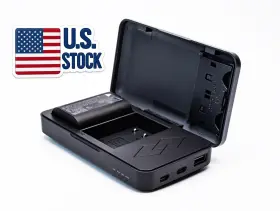 En-el14 Reflex Camera 065020405919 Battery Charger Box With Sd Card Storage For Nikon