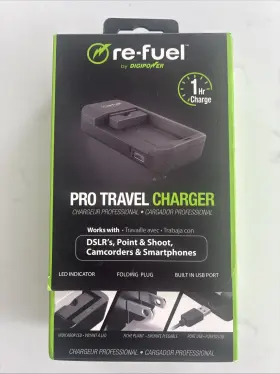 Tc5000u Refuel - Pro Travel Charger Black Open Box New