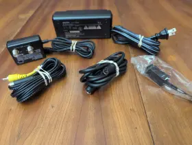 Vrf-250 Sanyo Var-30b Battery Charger Camcorder Ac Adaptor Rf Adapter Extras