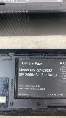 Vm-ac64as Sears Vm-bp64as And Roebuck Vhs Camcorder Charger Battery Japan #2