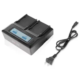 Bp9ch Shape Dual Lcd Charger For Canon Battery