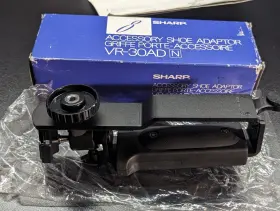 Vr-30ad Sharp Vintage 8 Mm Accessory Shoe Mount Adapter Nib See Pics