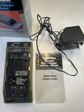 Spm-9 Sima 018359429519 Vintage Powermax Camcorder Battery Charger With Adapter #2