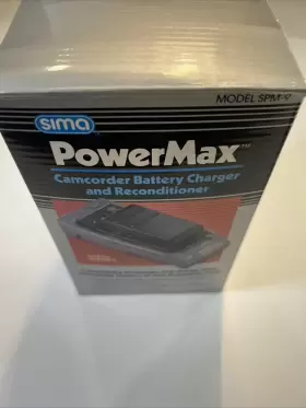 Spm-9 Sima 018359429519 Vintage Powermax Camcorder Battery Charger With Adapter