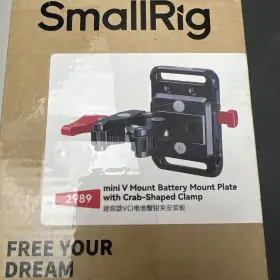 Rig-2989 Smallrig Mini V-lock Battery Plate With Claw-shaped Clamp For
