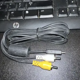 754242343-332 Snapitdigital Av Cable For Pentax I-avc7 Iavc7 Q Black White Optio Rz18 Rx18 Wg-1 Wg1 Wpi