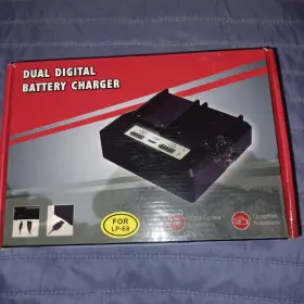 Bpu90c Snapitdigital Dual Digital Smart Battery Charger For Lp-e8. D-slr And Camcorder