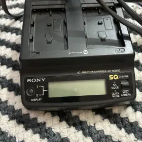 Ac-sq950 Sony Oem Dual Battery Charger Model Camera Ac Adaptor S #2