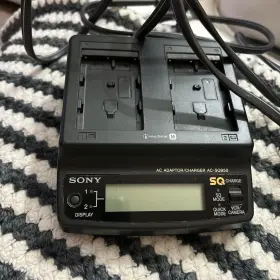 Ac-sq950 Sony Oem Dual Battery Charger Model Camera Ac Adaptor S