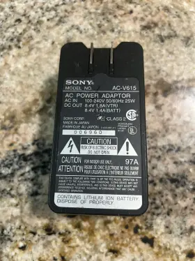 Ac-v615 Sony Genuine Battery Charger #2