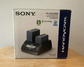 Ac-vq1050d Sony Infolithium L-series Battery Ac/dc Adaptor/charger Used With Box