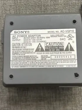 Ac-vqp10 Sony Genuine Ac Dual Adaptor Battery Charger And 2x Np-fp90 Fp70 #3