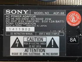 Acp-88 Sony Oem Battery Pack Charger Wall Ac Power Supply Adapter Only #3