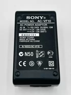 Ac-vf10 Sony Acvf10 Original Ac Power Adaptor Vf10 Battery Charger Works #3