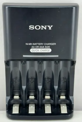 Bc-nmh1 Sony Ni-mh Battery Charger Aa Or Aaa Size Quick Charge Works
