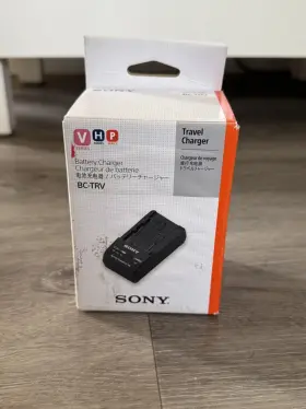 Sony Bc-trv//c3 Bc-trv Travel Battery Charger For V/p/h Series Batteries
