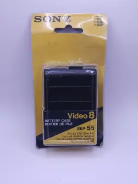 Sony Ebp-55 Video 8 Handycam Battery Case Adapter Holder Aa Lr6 Nos