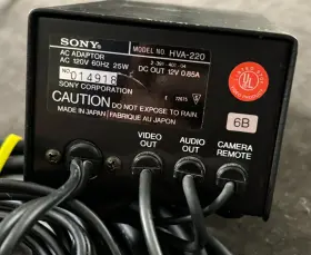 Hva-220 Sony Power Supply Ac Hvc Camera Adaptor #3
