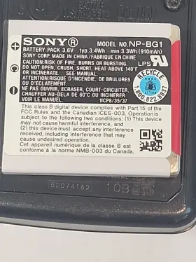 Np-bg1 Sony Hx30 Genuine Camera Battery Bc-csg Charger 4 W50 W300 T100 Hx9v Hx20 #3