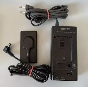 Cs-np55 Sony Np77h Ac-v30 Ac Power Adapter Charger F/ And Battery With Dk-80