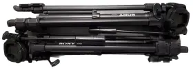 Vct-r640 Sony Lot Of 2 Vintage Tripod For Camera Max 6.5lbs 3-way Head Stand