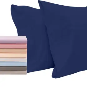 Superity Linen 812408039823 Pillow Cases Standard Size - Open Enclosure 2 Pack 100% So