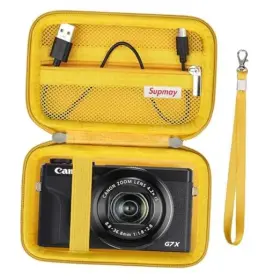 M07hh Supmay Camera Case For Canon Powershot G7 X Mark Iii/ Ii Digital Yellow