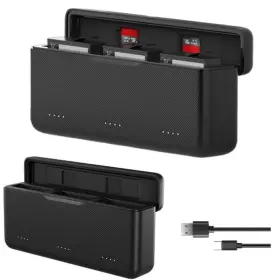 Telesin Glmy-s0-bcg-34-tdj Battery Charger For Dji Osmo Action 6 Quick With Usb-c Charging Cable
