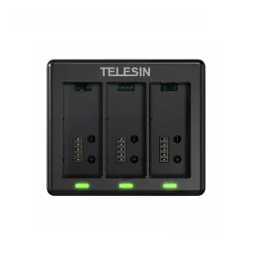 Mxj-s0-bcg-12-tgp Telesin 3-slots Battery Charging Box For Gopro Hero 13 Portable