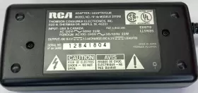 217010 Thomson Consumer Electronics Rca A/c Adapter Charger Blck #3