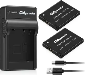 Bc2-nb-11l Tnso Oaproda 2 Pack Nb-11l Battery And Usb Charger For Canon Powershot Elph 180