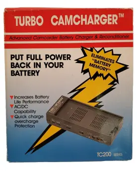 Tc200-6 Turbo Camcharger 047407320065 Advanced Camera Battery Charger&reconditioner